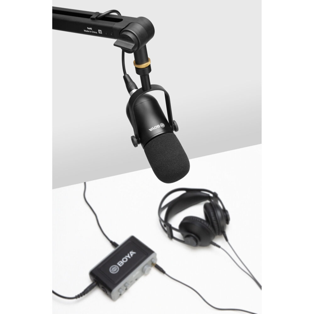 BOYA BY-DM500 Dynamic XLR Podcast Microphone - Image 8