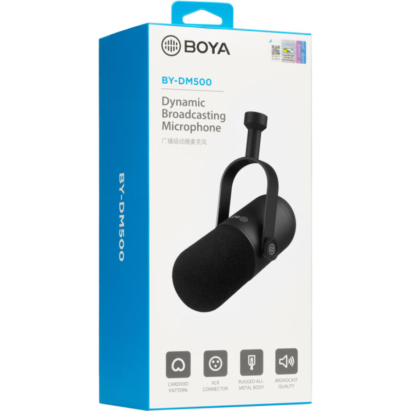 BOYA BY-DM500 Dynamic XLR Podcast Microphone Islamabad Tech 44