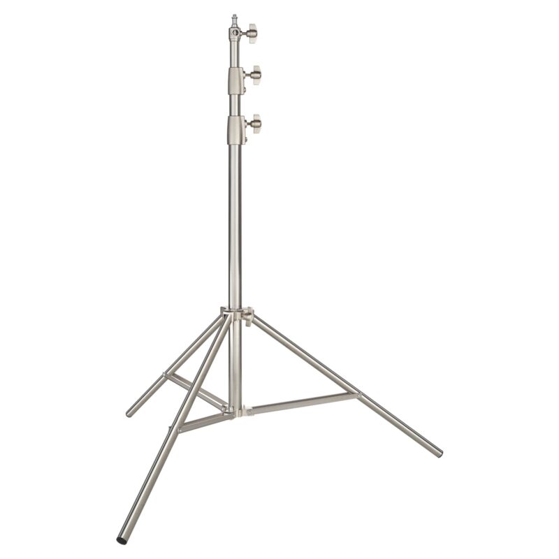 Stainless Steel Heavy Duty Silver Light Stand Imported Islamabad Tech 37