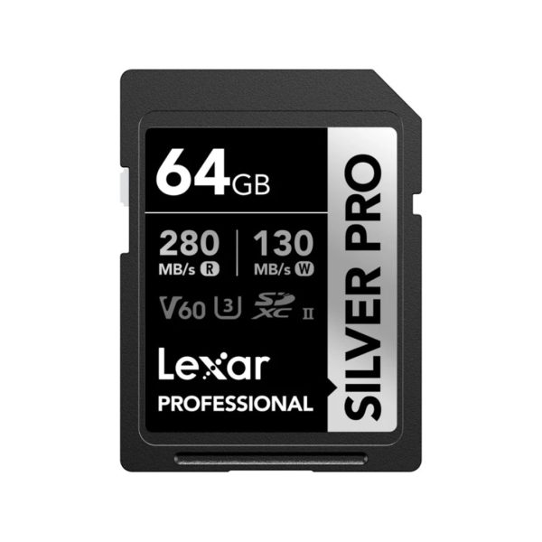 Lexar Silver Pro SDXC UHS II 64GB Memory Card