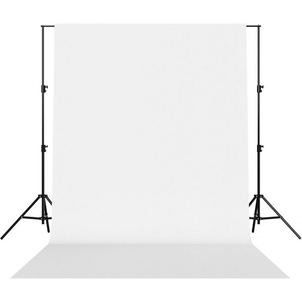 Emely White Seamless Backdrop Paper Roll 9 x 36 Feet