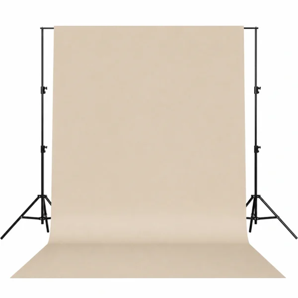 Emely Beige Seamless Backdrop Paper Roll 9 x 36 Feet